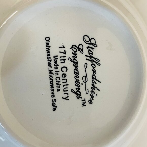 Vintage Johnson Brothers Dinner Plate 8 3/4" Coaching Scenes Red & White Transfe - Picture 7 of 8